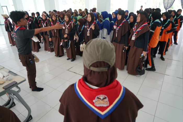 Peserta mengikuti kegiatan Focus 7.0 yang digelar SMAIT Ummul Quro Minggu, 3 Juli 2025.