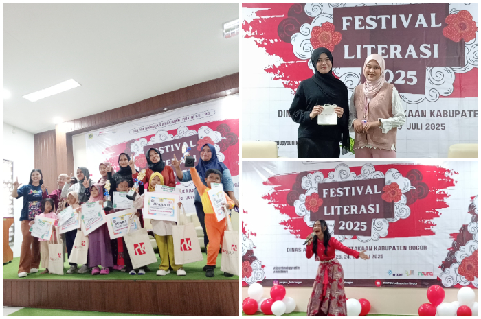 Pelatihan Mendongeng, Lomba-lomba kreativitas, hingga meet and greet bersama Dyssa Cathlin di acara Festival Literasi 2025.