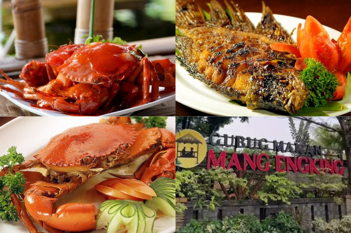 Gubug Makan Mang Engking dikenal dengan saung terapung, nuansa alam yang adem, dan sajian khas Sunda yang menggoda selera