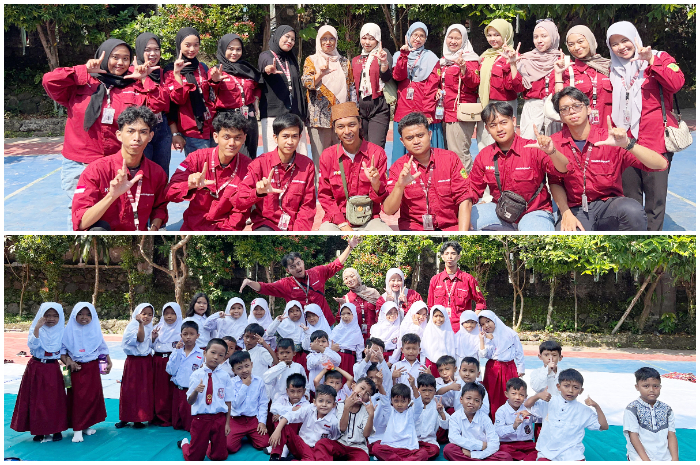 Kegiatan literasi di SDN Sindangrasa Gunung Batu yang diadakan Mahasiswa KKN UIKA Bogor