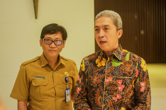 Wali Kota Bogor Dedie Rachim saat menghadiri kegiatan Kementerian Lingkungan Hidup tentang Adipura.