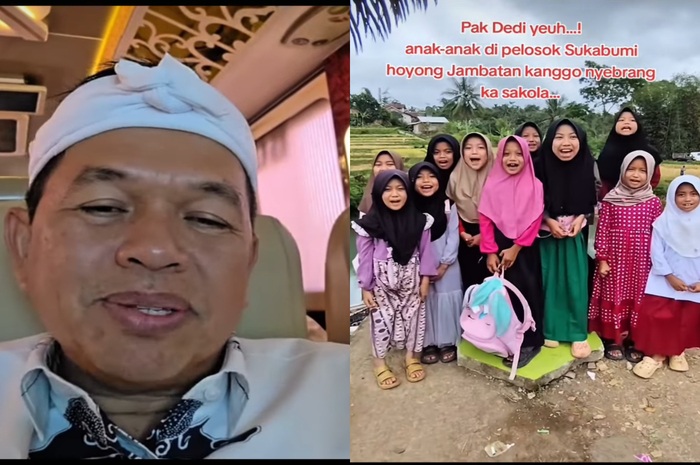 Gubernur Jawa Barat Dedi Mulyadi respon permintaan jembatan dari anak-anak Sukabumi