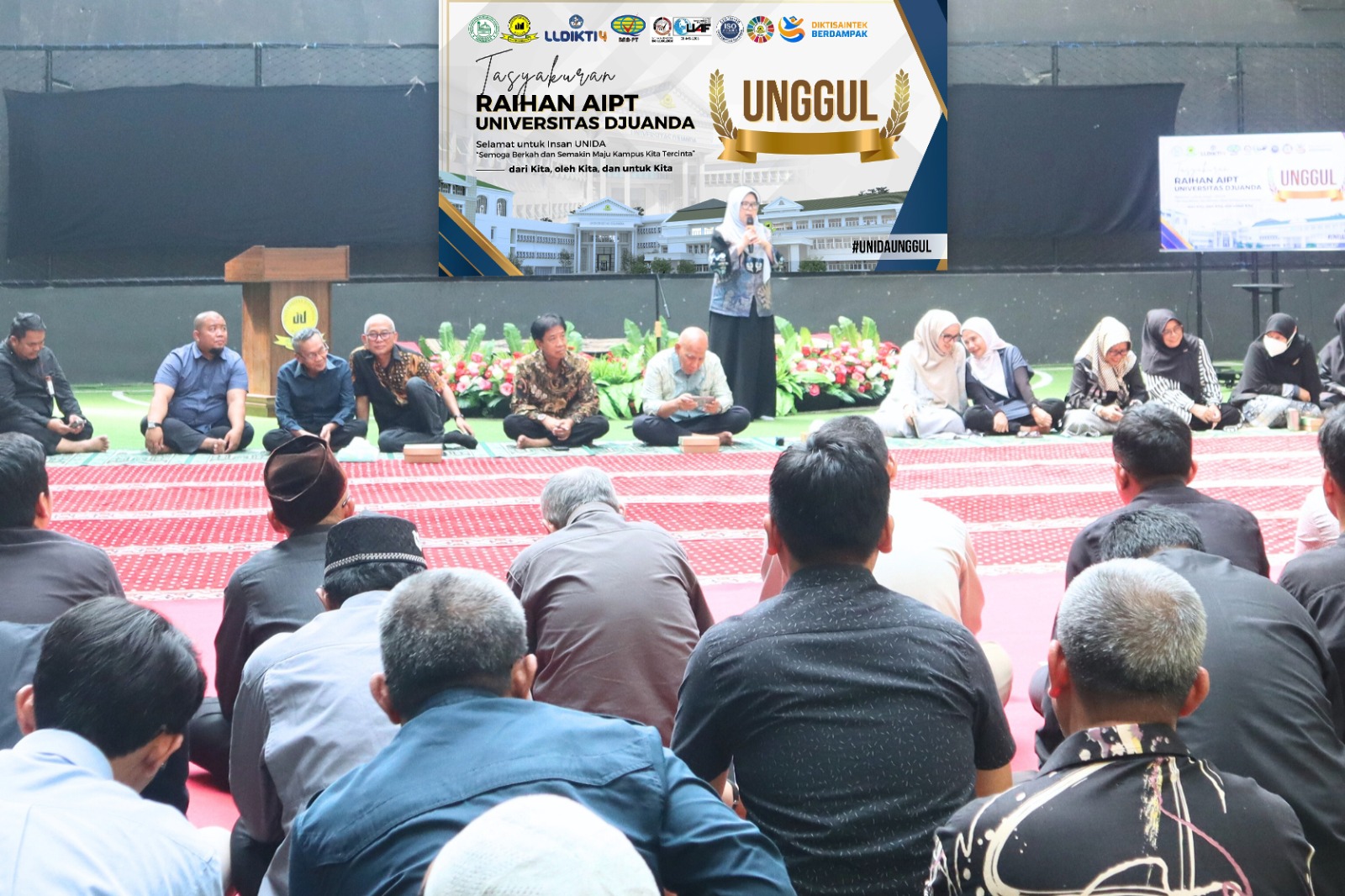 Tasyakuran Unida Bogor atas pencapaian raihan institusi Unggul dari BAN-PT.