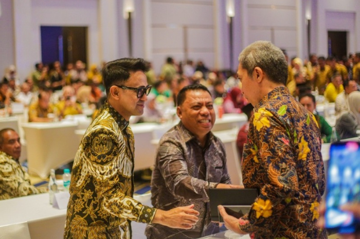 Wali Kota Bogor Dedie A Rachim saat menghadiri acara Kebijakan dan Implementasi Adipura Tahun 2025.