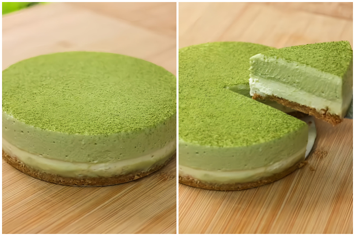 Cobain Matcha Yogurt Mousse Cake, dessert simpel yang cocok buat teman kumpul.