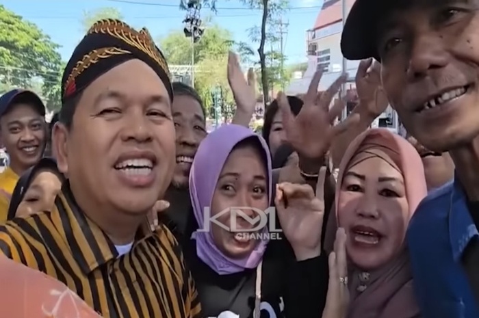 Gubernur Jawa Barat Dedi Mulyadi saat berkunjung ke Jogja.