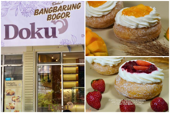 Para pecinta donat wajib coba varian baru di Doku Donat Bogor.