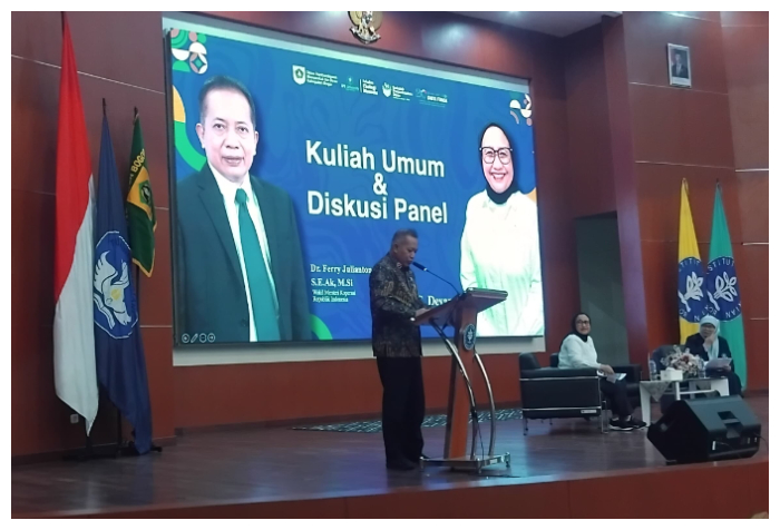 Wamenkop, Ferry Juliantono mendukung penuh pengembangan koperasi desa berbasis data presisi, Dramaga, Kabupaten Bogor.
