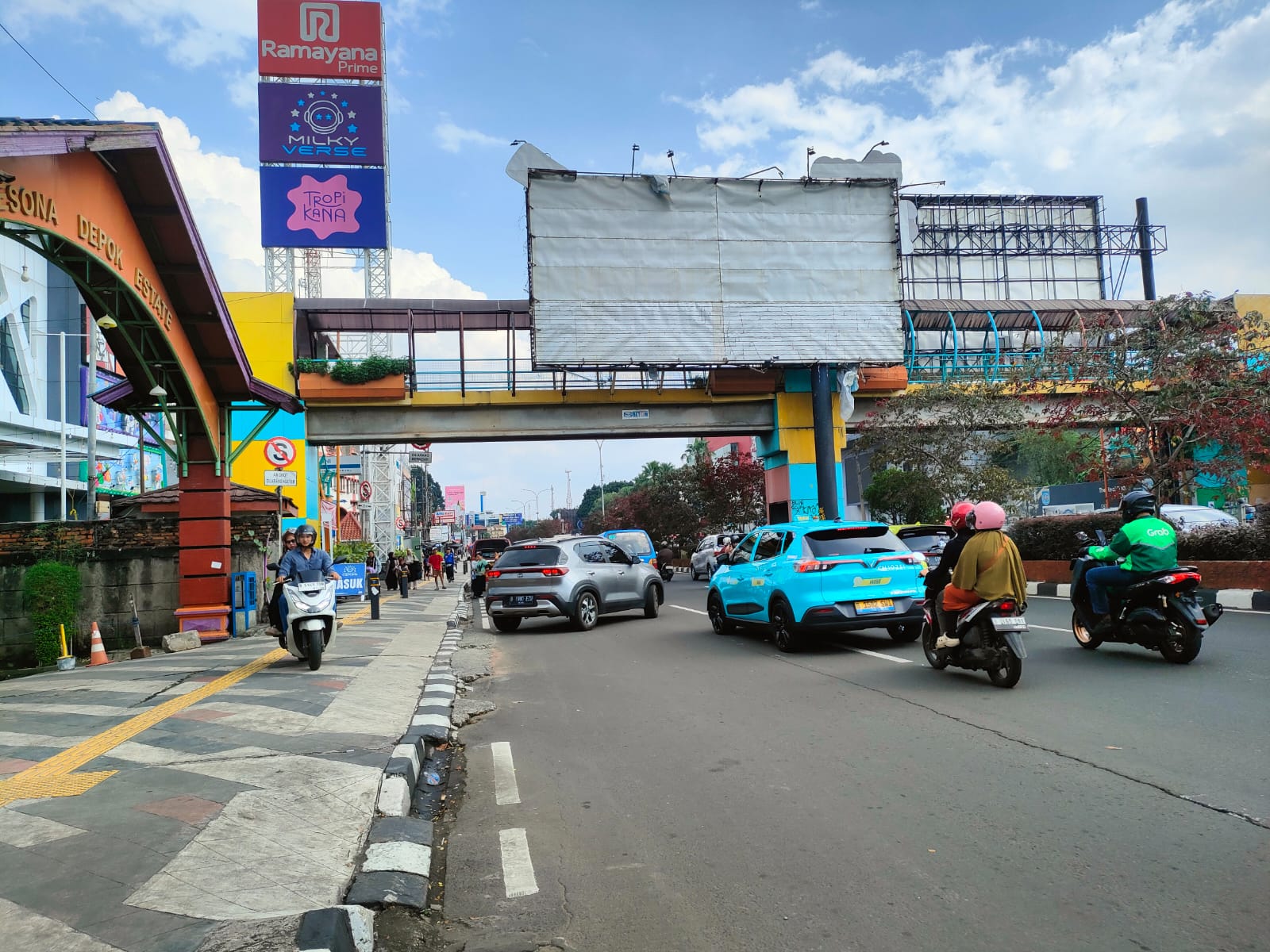 Ilustrasi: Jalan Raya Margonda, Kota Depok, salah satu kawasan rawan jukir liar dan&nbsp;matel.