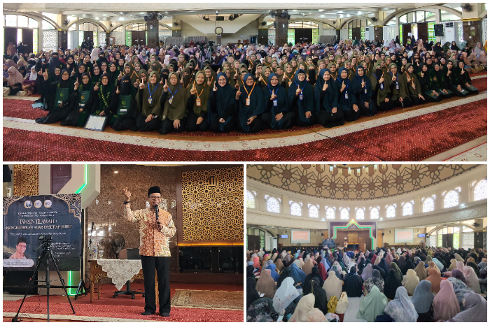 Pelaksanaan kuliah perdana Tahsin Al Ghozy di Masjid Al Muttaqin