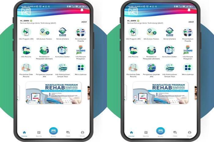 Fitur antrean online Mobil JKN.