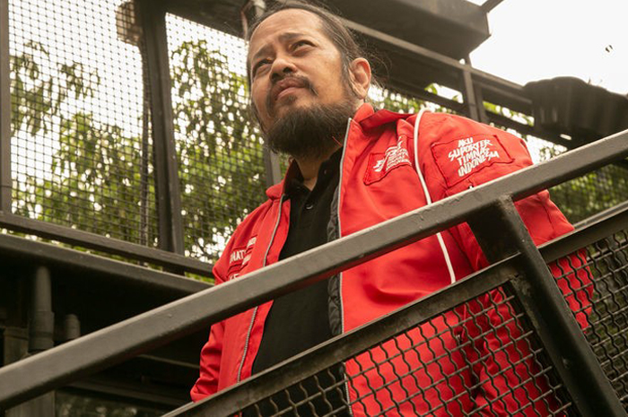 Ketua Umum Paguyuban Suporter Timnas Indonesia (PSTI) Ignatius Indro.
