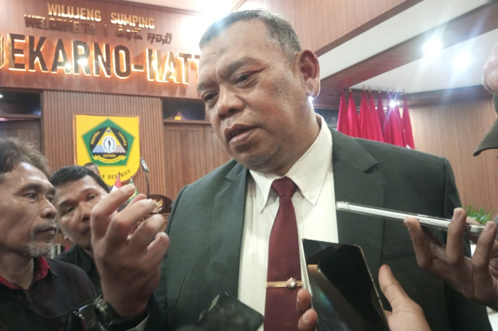 Kepala Dinas Perhubungan (Dishub) Kabupaten Bogor, Bayu Ramawanto saat menyampaikan keterangan.