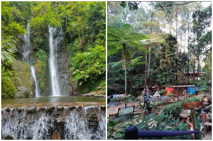 Curug Cilember, tempat liburan seru dan asik sambil menikmati dingin serta sejuknya air terjun.