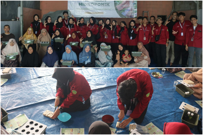 Mahasiswa Kelompok Kuliah Kerja Nyata (KKN) Universitas Ibn Khaldun (UIKA) melaksanakan kegiatan di Desa Cicadas, Kecamatan Gunung Putri, Kabupaten Bogor.
