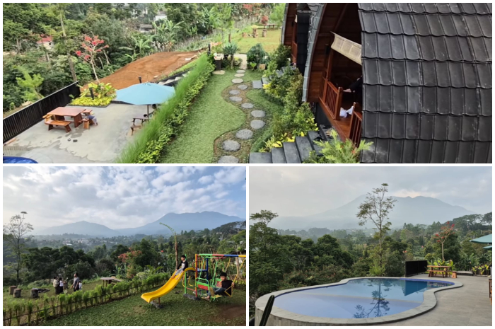 Suasana Saavilla Cisarua Puncak Bogor.