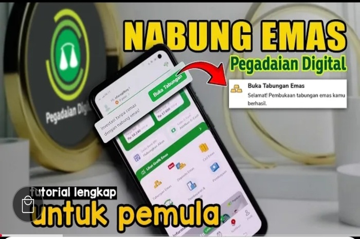Tabungan emas yang dimiliki Pegadaian.