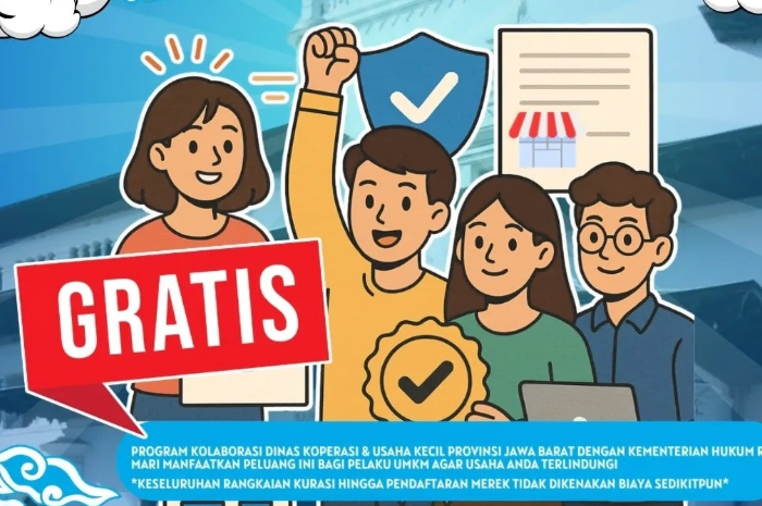 Program Gerakan Legalitas 1000 merek gratis digagas Dinas Koperasi dan Usaha Kecil Provinsi Jawa Barat (Diskuk Jabar).