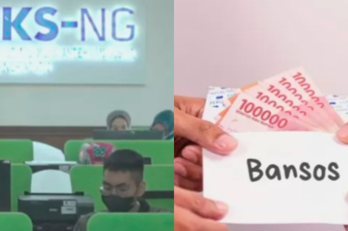 Ilustrasi pengecekan bansos