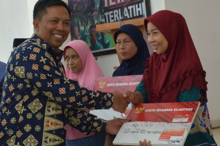 Ilustrasi pencairan bansos PKH BPNT
