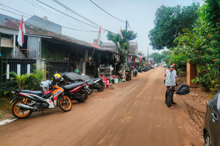 Kondisi terkini Perumahan Villa Pamulang Bojongsari Selasa 12 Agustus 2025.