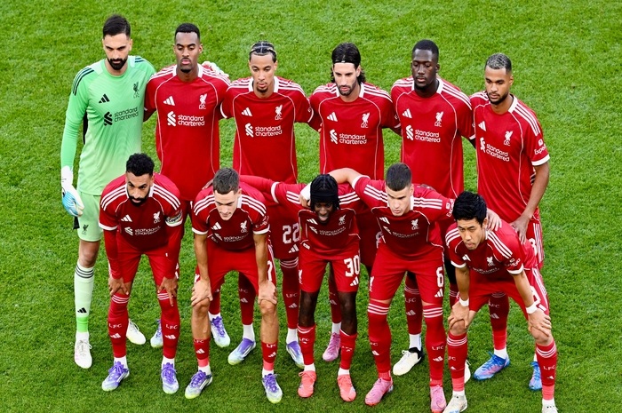 Liverpool jelang laga uji coba menghadapi Athletic Bilbao.