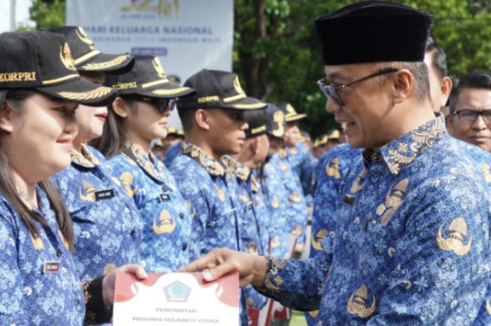 Kepala BKN Prof. Zudan Arif Fakrulloh saat menghadiri pelantikan PPPK Pemprov Sulawesi Utara beberapa waktu lalu.