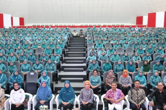 PKK Kabupaten Bogor adu suara merdu di lomba Paduan Suara.