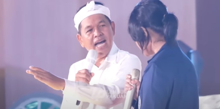 Gubernur Jawa Barat Dedi Mulyadi menjelaskan janji tak pasti kepada mahasiswa baru IPB