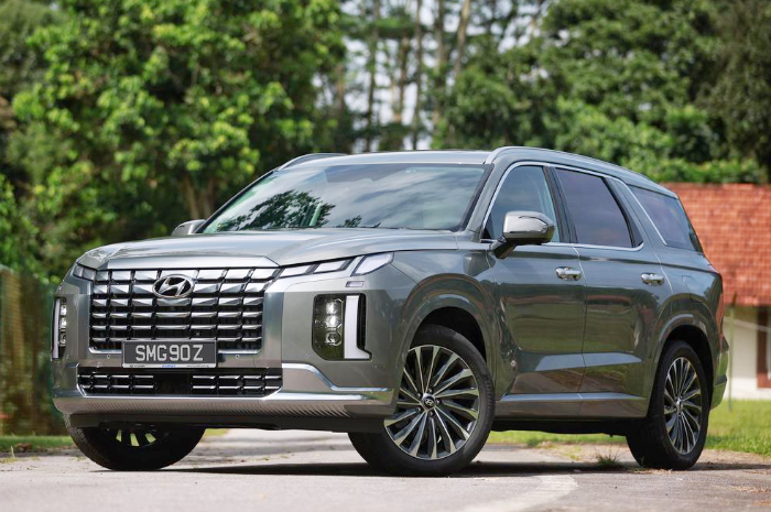 Hyundai Palisade yang dijual dengan harga Rp1,1 miliar.