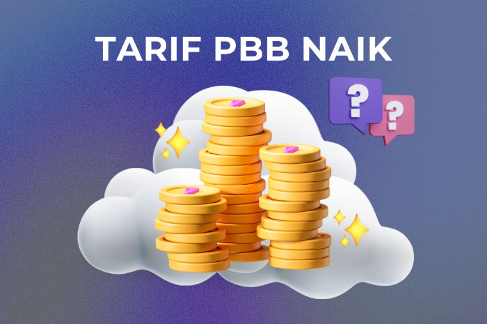 Ilustrasi tarif PBB naik.