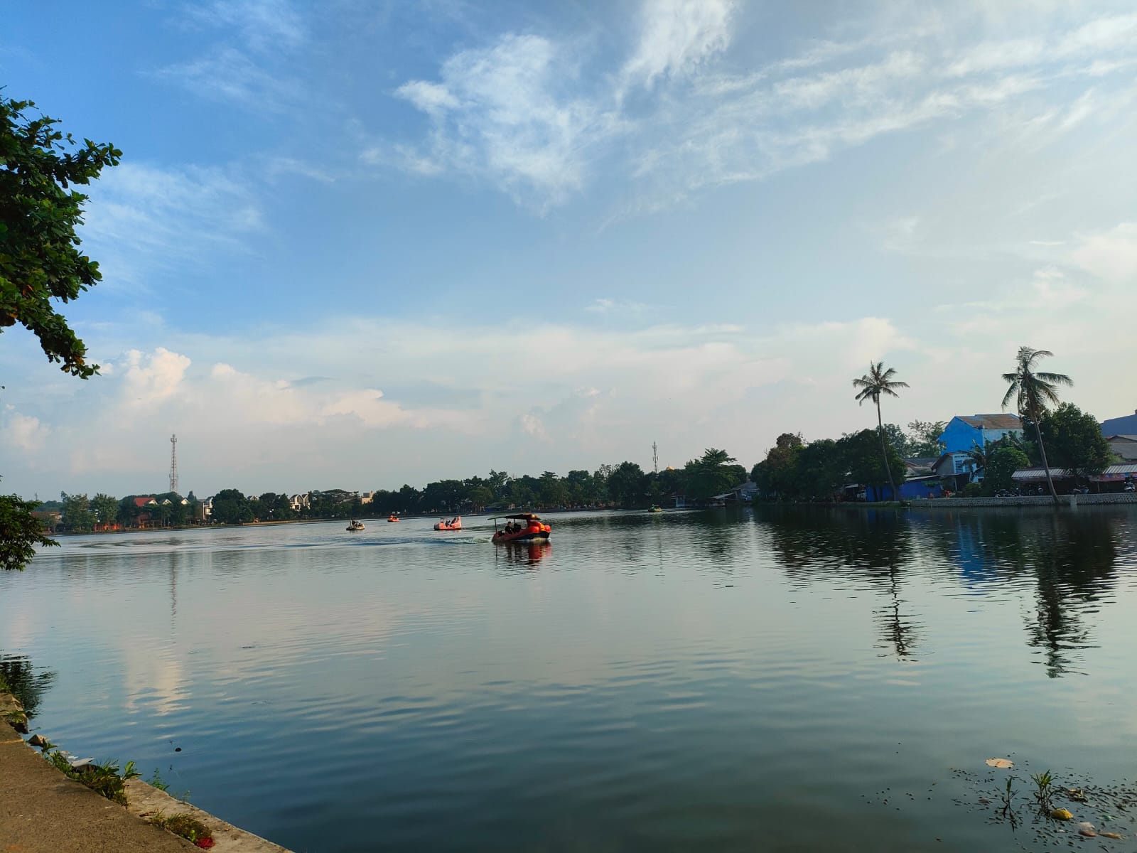 Kondisi wisata Situ Cilodong, Kota Depok.