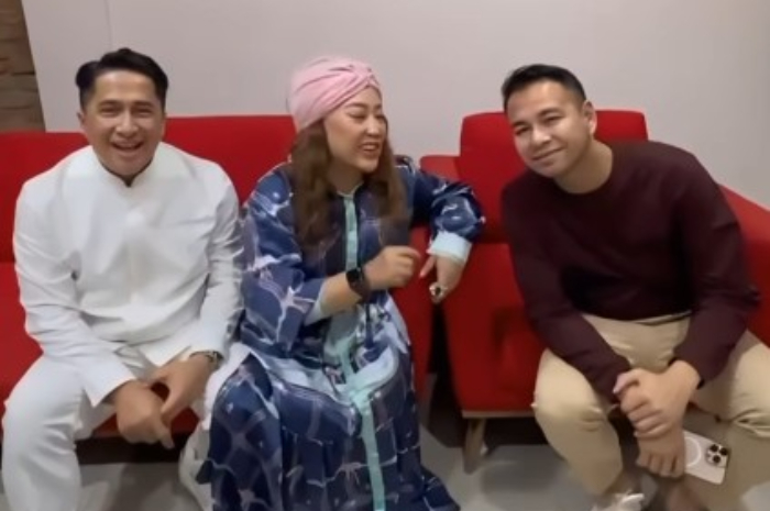 Mpo Alpa (tengah) saat bersama Raffi Ahmad dan Irfan Hakim.