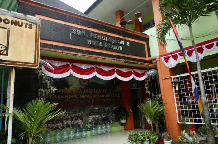 Salah satu SD Negeri di Kota Bogor yang kena merger Dinas Pendidikan.