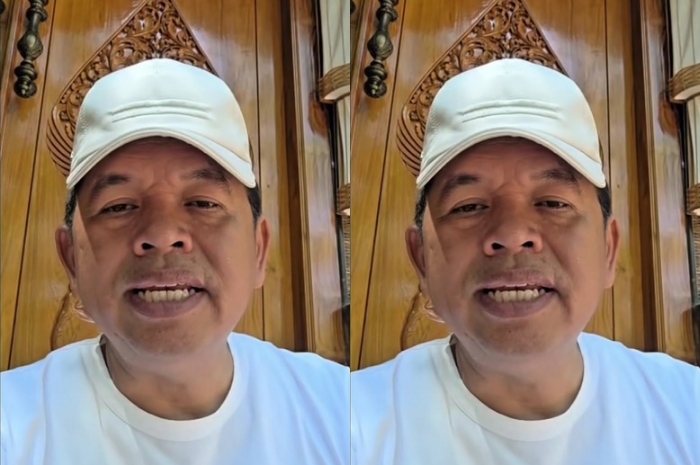 Gubernur Jawa Barat Dedi Mulyadi saat membahas hujan debu di Kabupaten Bogor