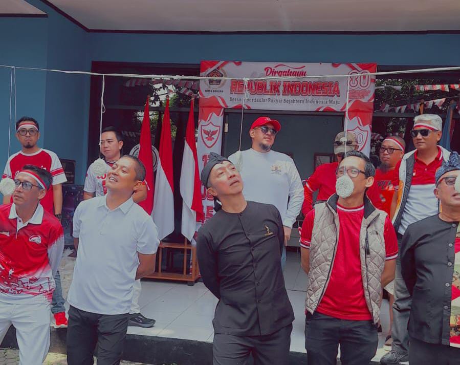 Persatuan Wartawan Indonesia (PWI) Kota Bogor menggelar perayaan HUT ke-80 Republik Indonesia.