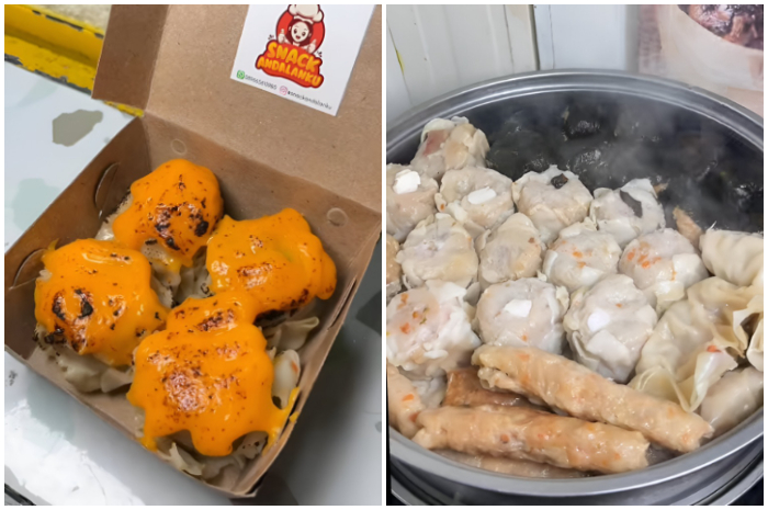 Dimsum dengan harga mulai Rp3.000-an dan takoyaki topping melimpah di dekat Stasiun Cilebut Bogor, dijamin bikin nagih.