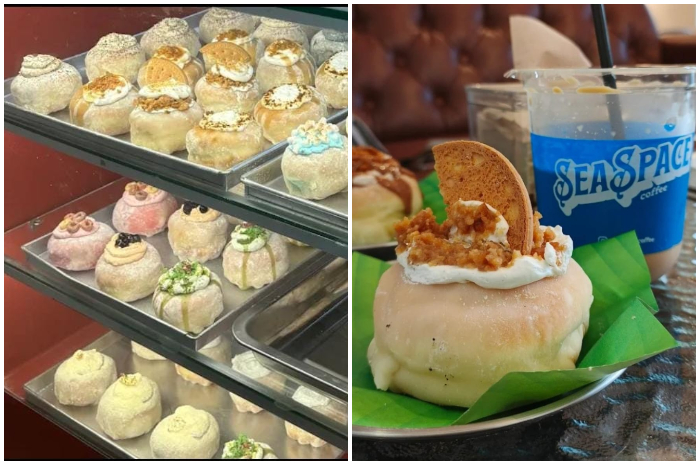 Donat Mochi yang viral di Mave Douchi Bogor.