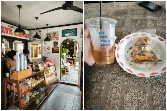 Sensasi minum Teh Solo di Es Teh Jaya Abadi Jalan Merdeka, Bogor Tengah, Kota Bogor.