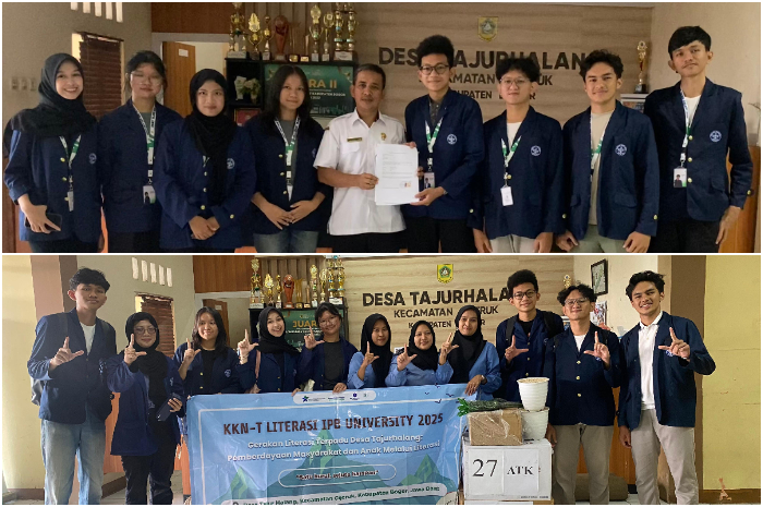 Mahasiswa KKN-T IPB University melaksanakan kegiatan di Desa Tajurhalang, Kecamatan Cijeruk,&nbsp;Kabupaten Bogor.
