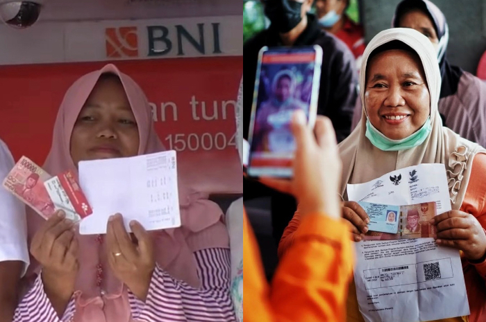 KPM penerima bansos PKH BPNT dari Kemensos.