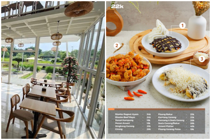 Suasana Amani Cafe di Jl. Cipayung, Sukaharja, Ciomas, Bogor&nbsp;