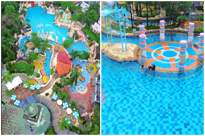Fun Splash Eldorado yang berlokasi di Komplek Jl. Legenda Wisata Jalan Alternatif Transyogi, Gunung Putri Bogor.