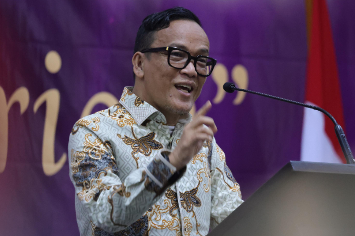 Wakil Menteri Ketenagakerjaan&nbsp;Immanuel Ebenezer saat hadir dalam sebuah acara beberapa waktu lalu.