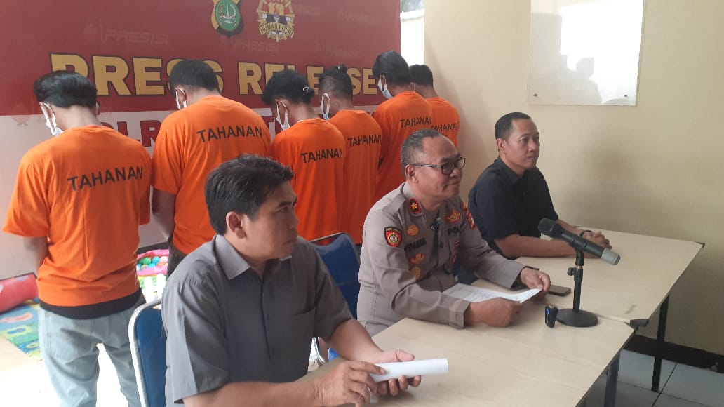 Penangkapan matel oleh Polsek Beji Depok beberapa waktu lalu.
