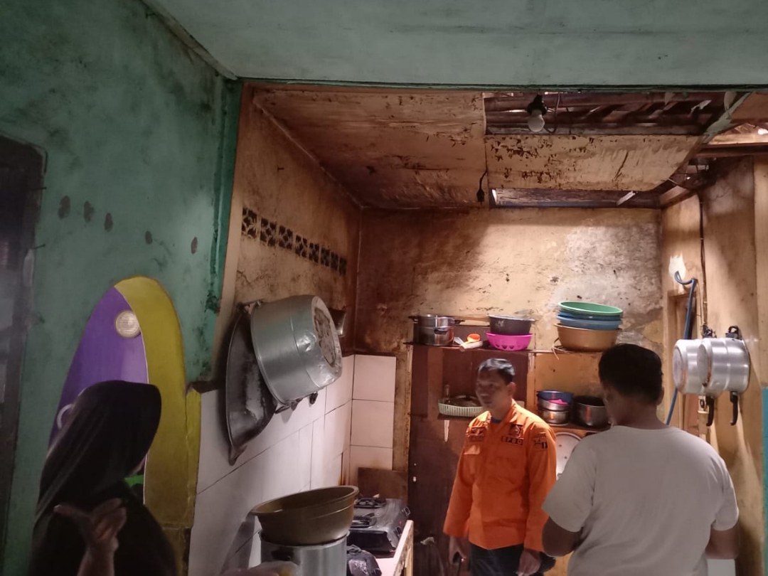 Lokasi kejadian gas bocor di Kedung Waringin, Kota Bogor, yang menelan korban jiwa.