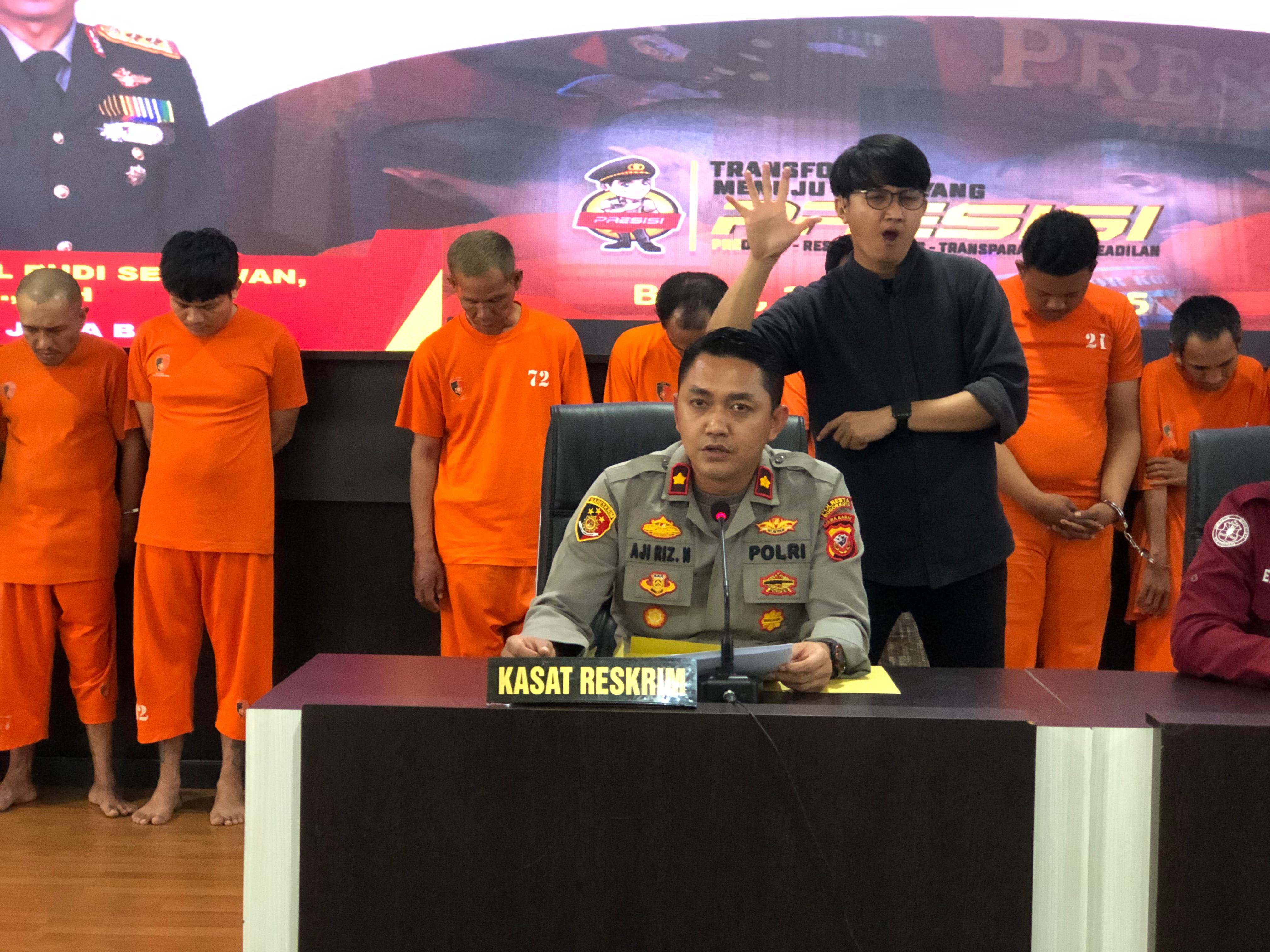 Kasatreskrim Polresta Bogor Kota, Kompol Aji Riznaldi.