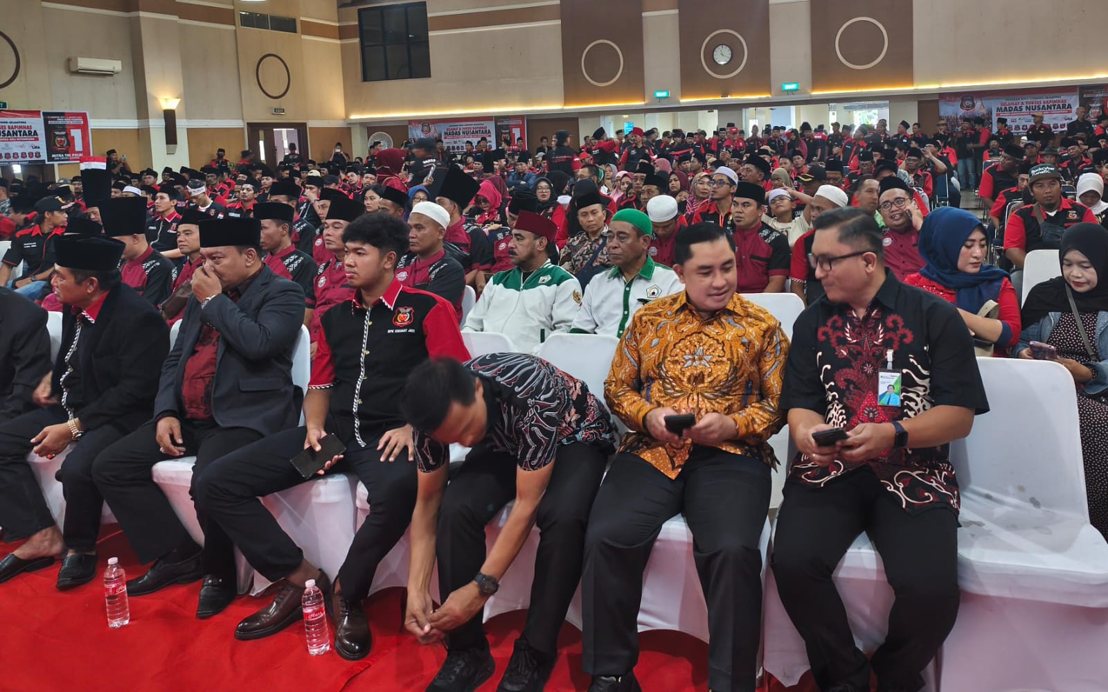 Kepala BPJS Ketenagakerjaan Andi Widya Laksana saat menghadiri Rapimnas Madas Nusantara di Depok.