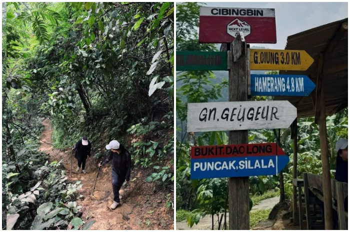 Trekking santai di Bukit Daolong Sentul Bogor yang punya view cantik dan cocok buat healing tipis-tipis.