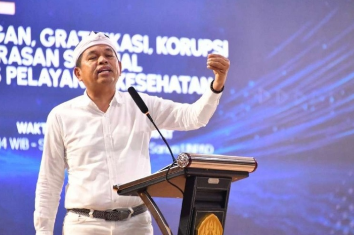 Sambutan Dedi Mulyadi dalam seminar nasional di UNPAD